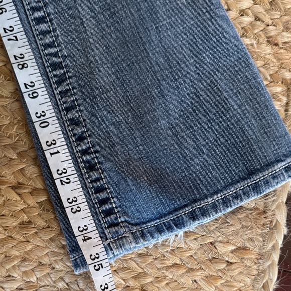 Miss Me Fleur de Lis Boot Cut Jeans size 29 35” inseam - Picture 15 of 16